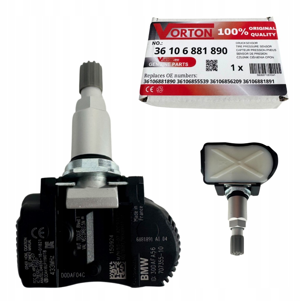Snímač Tlaku Vzduchu V Pneumatikách Rdc Tpms Bmw F20 F30 F15 F45 F48 F39