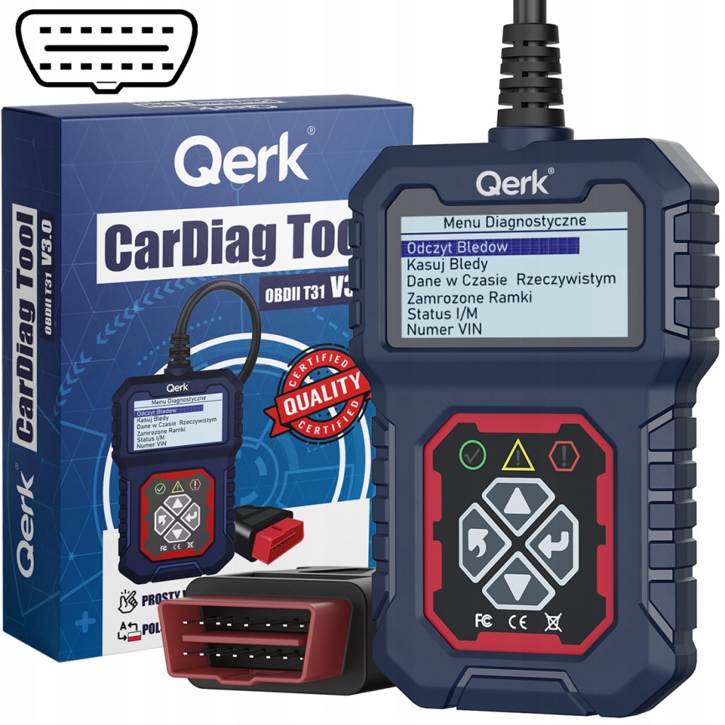 OBD2 Diagnostické Rozhraní Tester Jednoduchá Diagnostika Vylepšený Skener