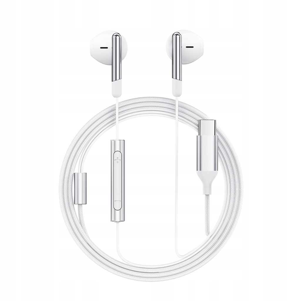 Drátová Sluchátka Usb-c S Mikrofonem A Dálkovým Ovládáním Telefonu