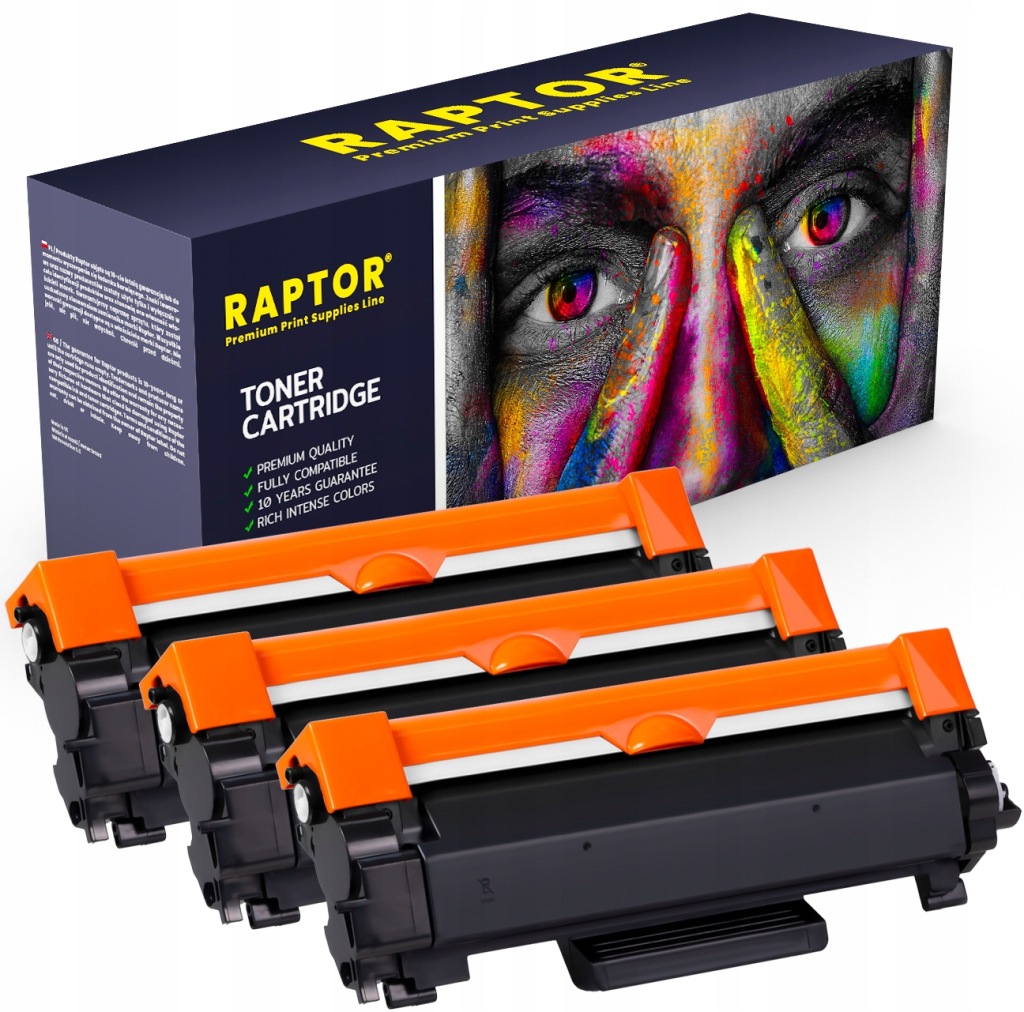 3x toner pro Brother TN2421 MFC-L2732DW MFC-L2752DW