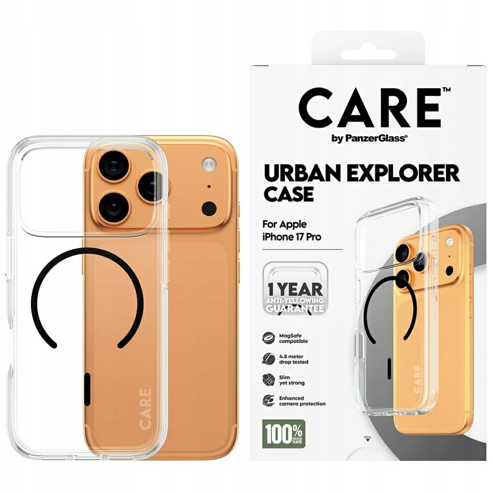 Pouzdro PanzerGlass pro iPhone 17 Pro s MagSafe, ochranný pevný zadní kryt kryt