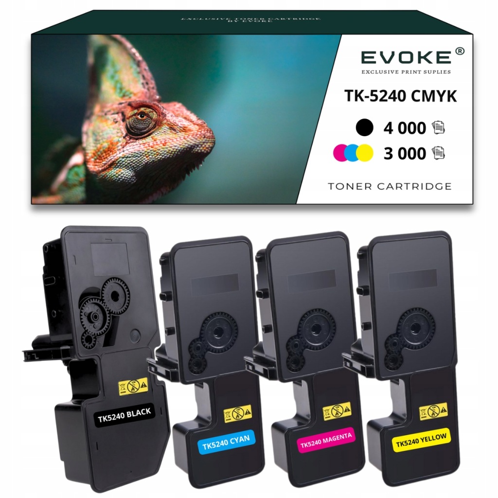 4x toner do tiskárny Kyocera TK-5240 Sada Cmyk TK5240