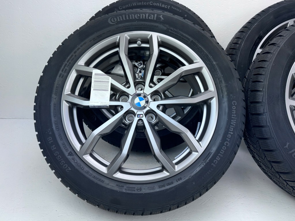 Bmw X1 F48 X2 F39 Felgi Koła Zimowe 205/55R18 Continental Winter Wyprzedaż — zdjęcie 4