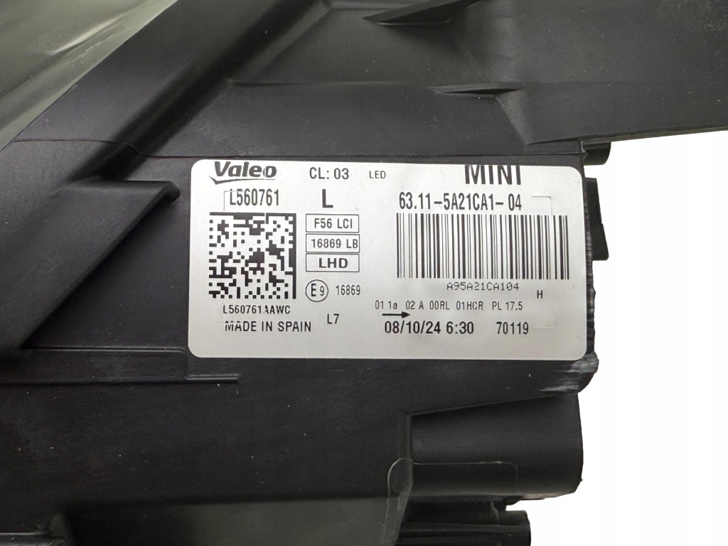 MINI COOPER F54 F55 F56 F57 LIFT LCI Lampa Lewa Nowa Oryginał 63115A21CA1 — zdjęcie 7