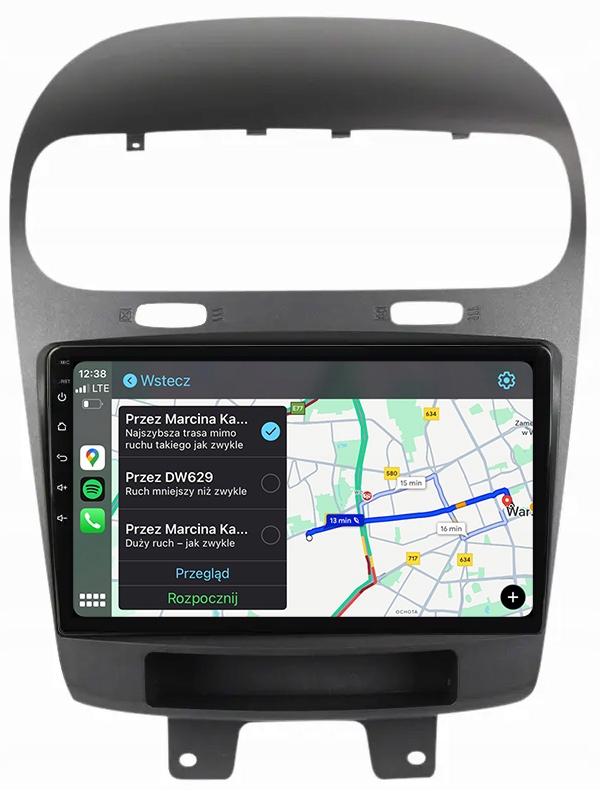 Fiat Freemont Dodge Joruney Moderní Android Carplay Rádio Navigace