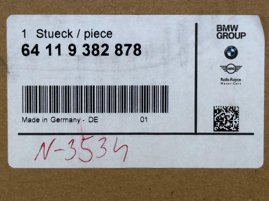 BMW X3 G01 X4 G02 3 G20 Nagrzewnica Chłodniczka Nowa OE 9382878 — zdjęcie 13