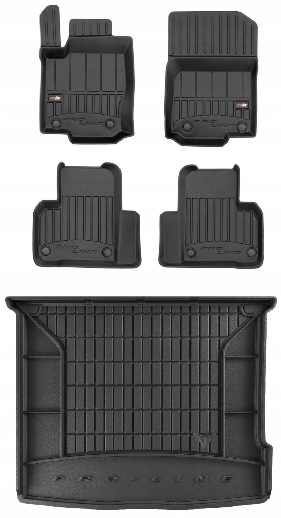 Set 3D gumové rohože Mercedes Gle C292 2015-2019