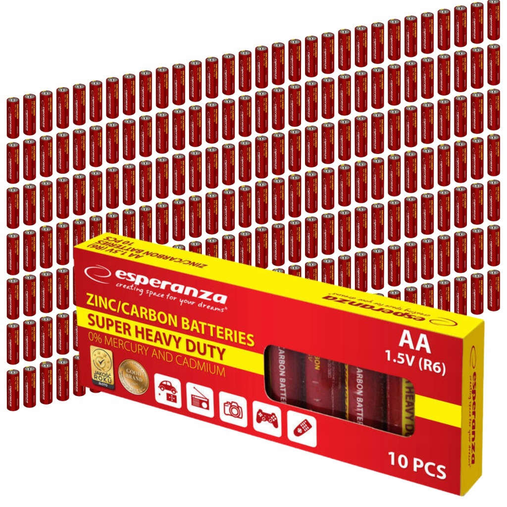 Set 150 x Baterie Aa Tužkové Baterie LR06 R6 1.5V Výkonné