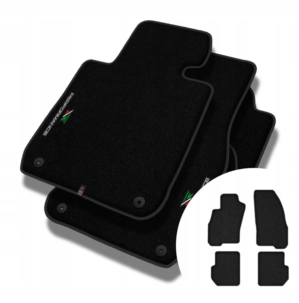 Velurové koberce Performance Premium pro Fiat Punto Evo 2009-2012