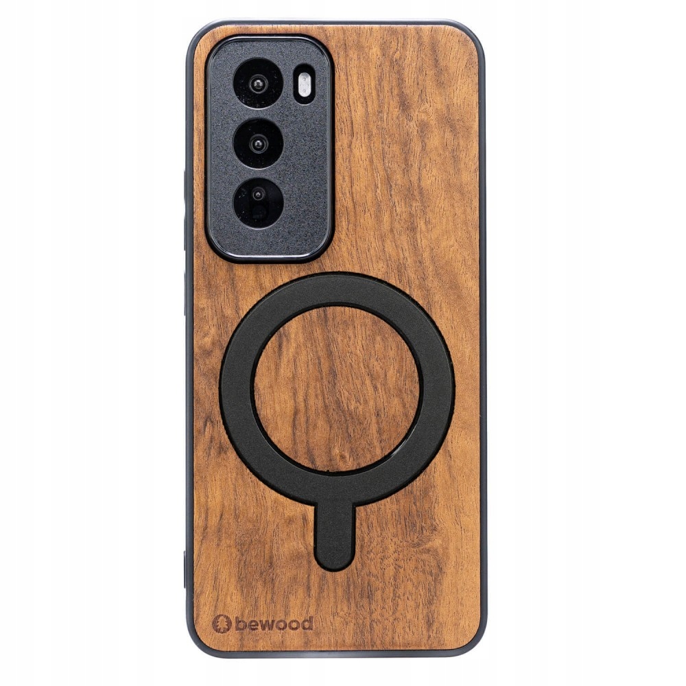 Dřevěné Pouzdro Bewood pro Oppo Reno 12 Pro 5G Imbuia s MagSafe