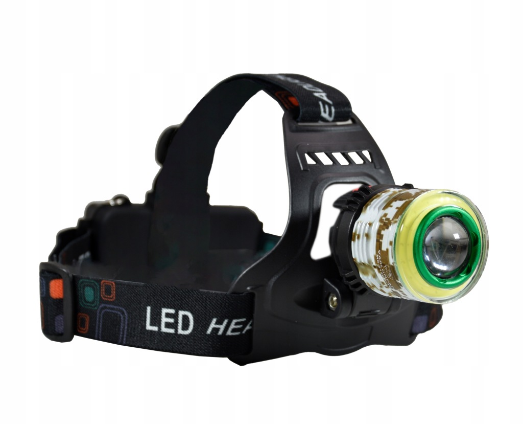 Výkonná Čelovka 6W Usb Aku 2X 18650 Pro Turistické Lovce