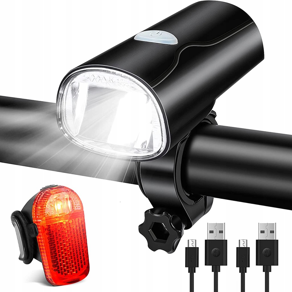 Led Světlo Na Kolo S Možností Nabíjení Přes Usb, Sada Zadních Světel