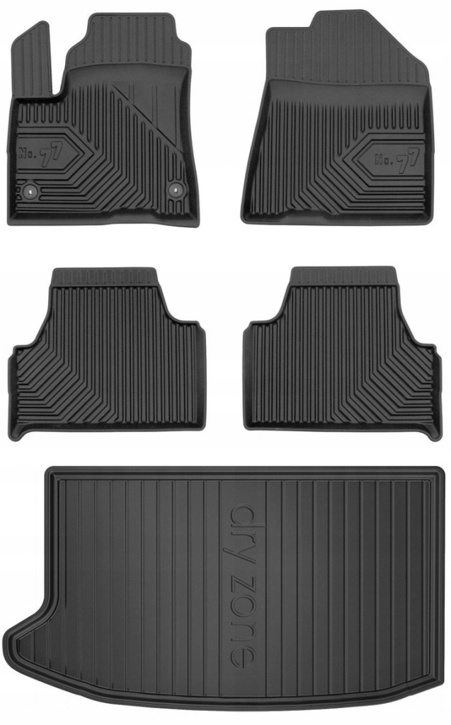 Set 77 Koberce a rohože Kia E-Soul od roku 2019- g