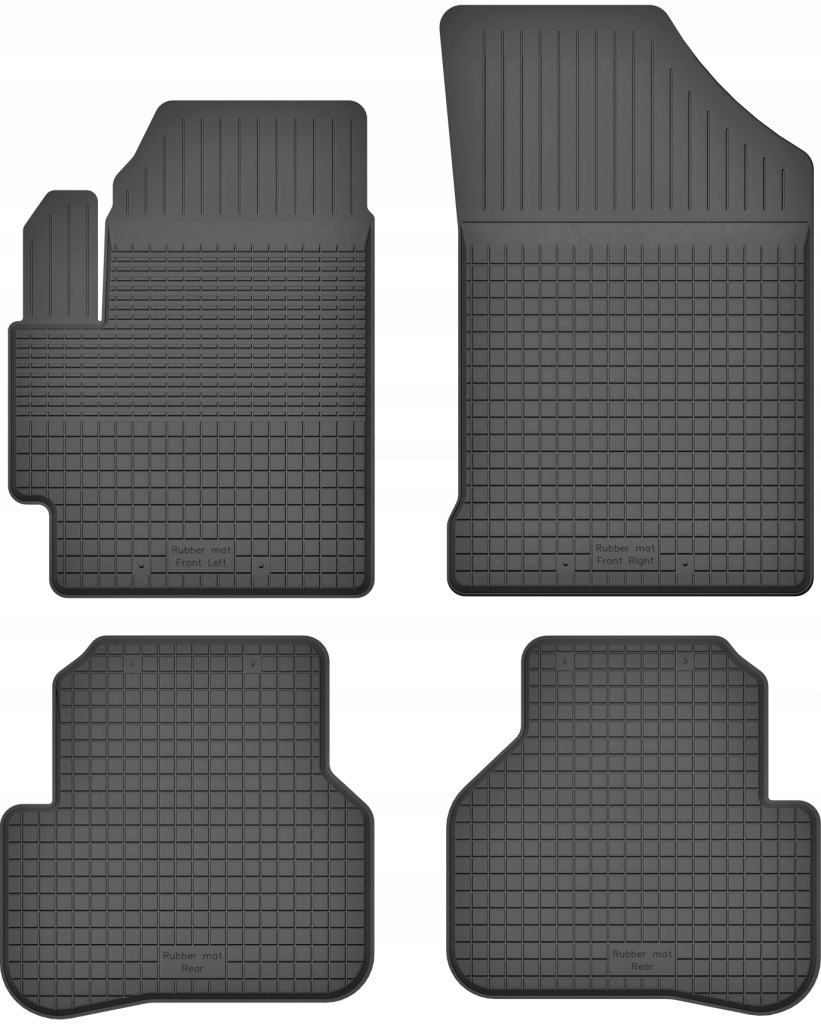 Gumové korýtkové koberce pro Chevrolet Spark 2