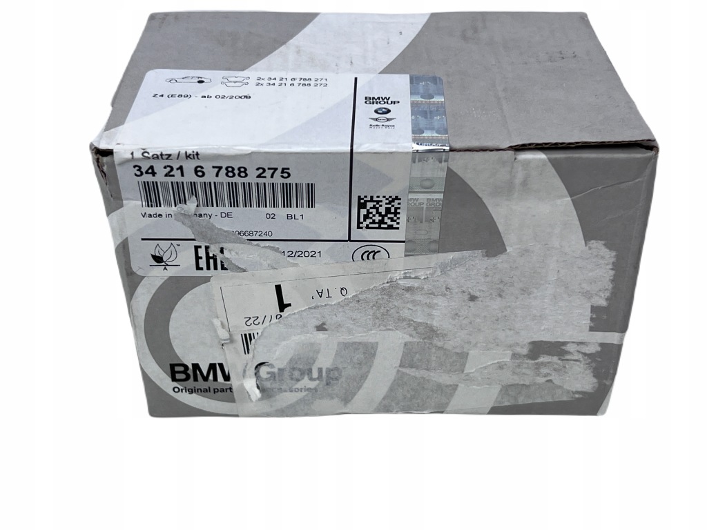 Bmw Z4 E89 Klocki Hamulcowe tył 6788275 Nowe Oryg — zdjęcie 3