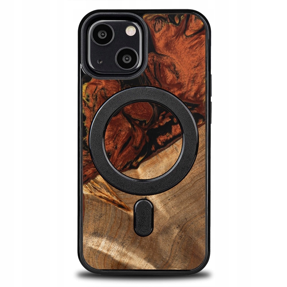 Pouzdro Bewood Unique pro iPhone 13 Mini 4 Živly Oheň s MagSafe