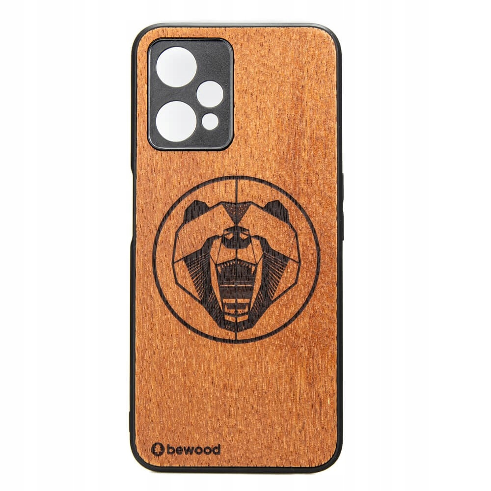 Dřevěné Pouzdro Realme 9 Pro Medvěd Merbau