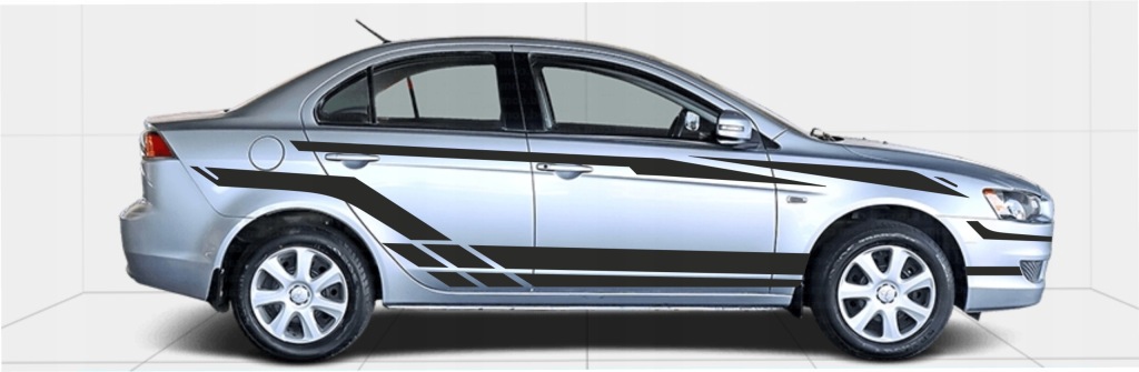Samolepky na boky auta Mitsubishi Lancer