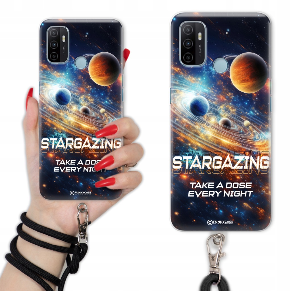 Pouzdro Pro Oppo A53 Se Šňůrkou More Space Černé