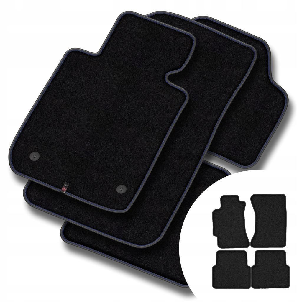 Velurové koberce Premium pro Subaru Forester I Sf 1997-2002