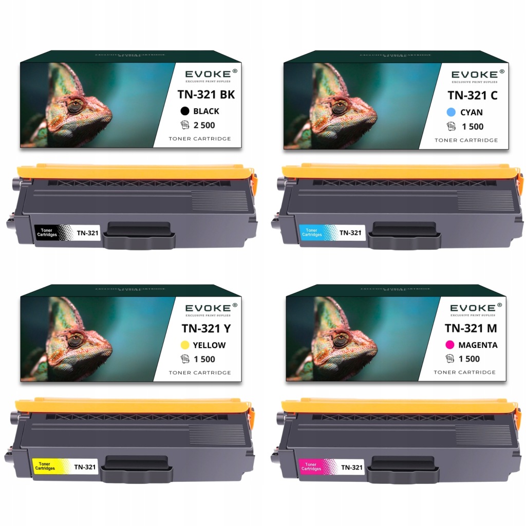 4x toner do tiskárny Brother TN-321 Sada Cmyk TN321
