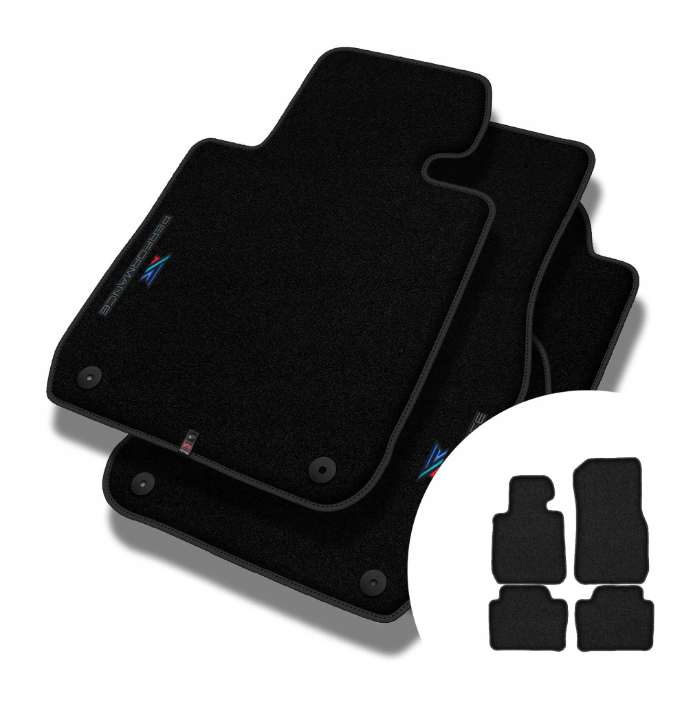 Velurové koberce Performance Premium pro Bmw řady 3 F30 2012-2018