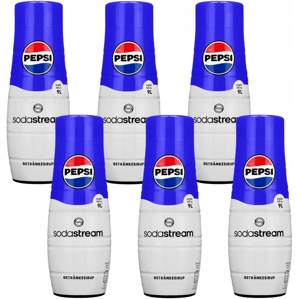 Sirup Sodastream Pepsi 6 Kusů Koncentráty Pro Saturátor