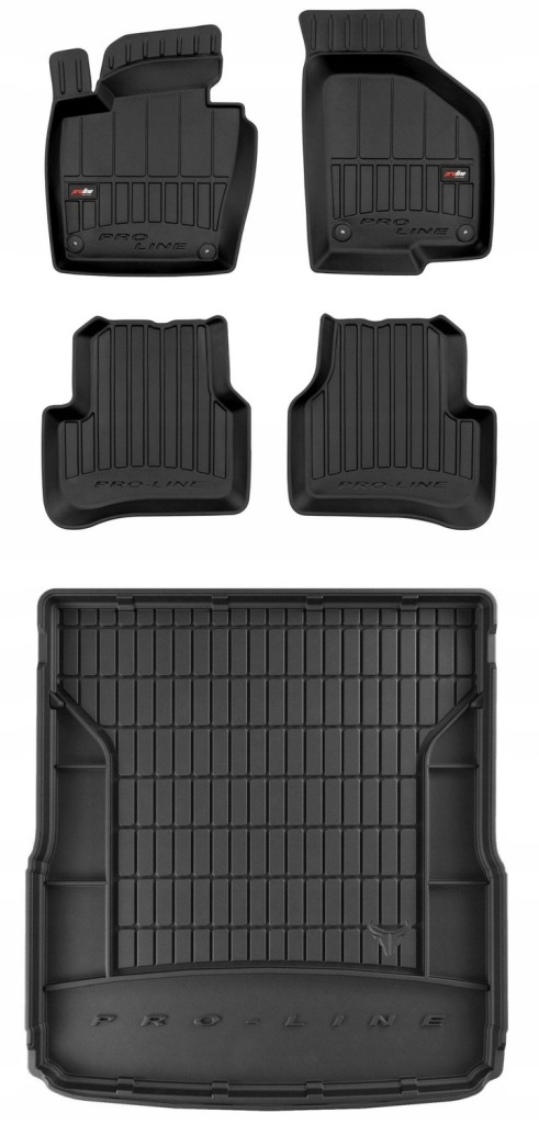 Set 3D gumové rohože pro Vw Passat B6 Kombi 2005-2010