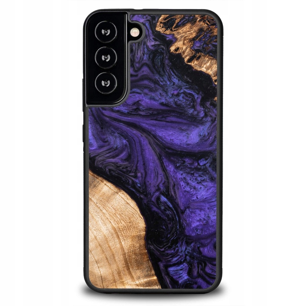 Pouzdro Bewood Unikátní pro Samsung Galaxy S22 Plus fialové