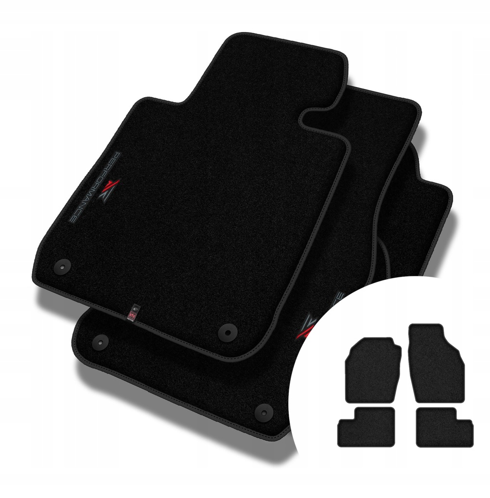 Velurové koberce Performance Premium pro Opel Agila A 2002-2008