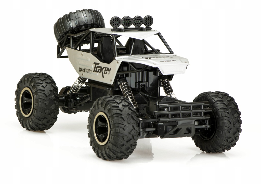 Auto na dálkové ovládání Rc Rock Crawler 1:12 4WD Metal Stříbrné