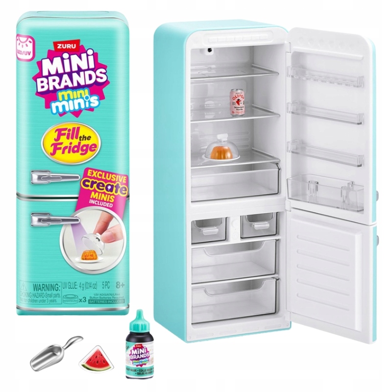 Zuru Mini Brands Fill The Fridge Naplňte Ledničku Sadou Mini Lednička 8+