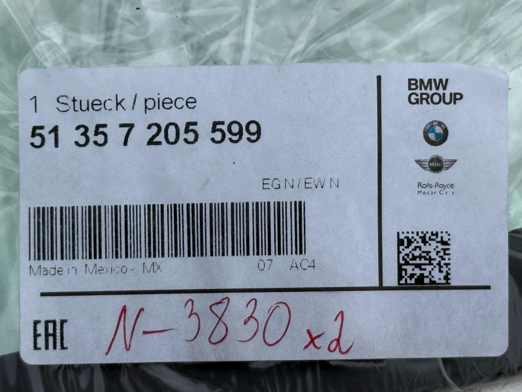 BMW X3 F25 Szyba Tylna Lewa Trójkąt SAINT-GOBAIN Nowa OE 7205599 — zdjęcie 5