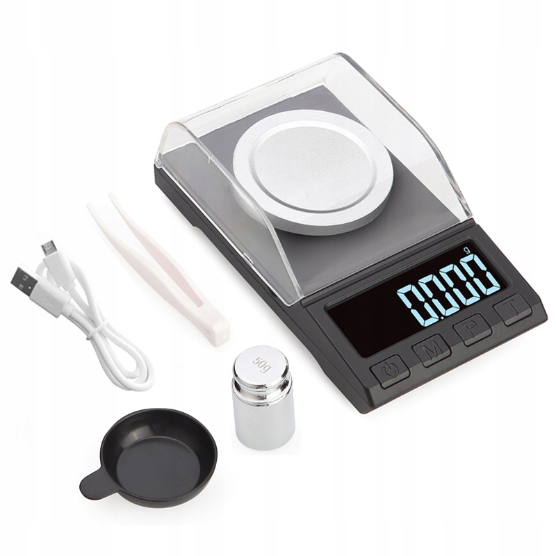Přesná Klenotnická Váha Mini 0,001 G 100 G Elekt.