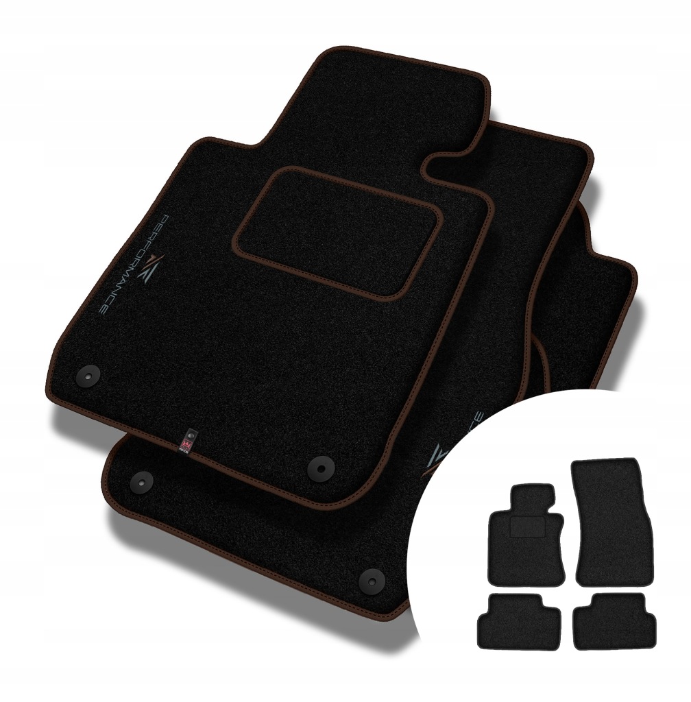 Velurové koberce Performance pro Bmw řady 6 E64 2003-2010 Cabrio