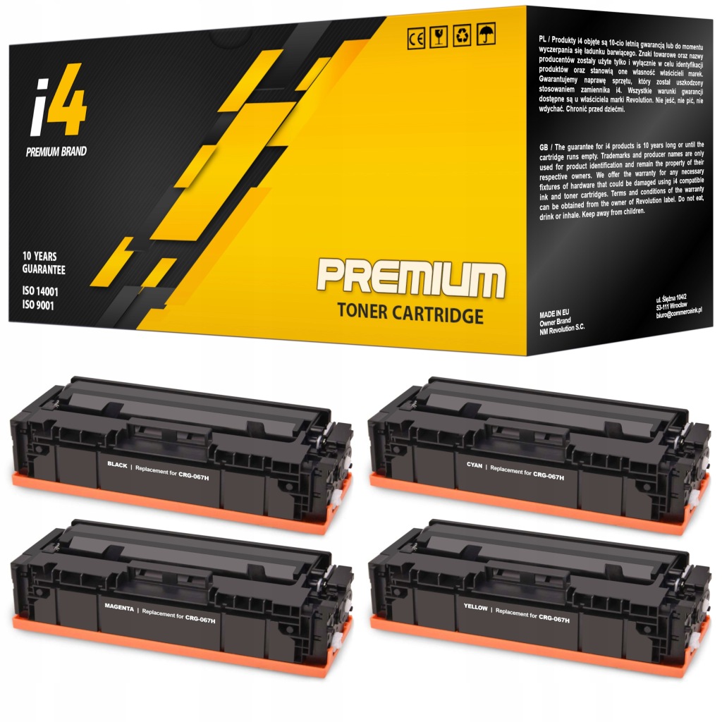 Tonery XL Pro Tiskárnu Canon MF651Cw MF655Cdw MF657Cdw LBP631Cw LBP633Cdw