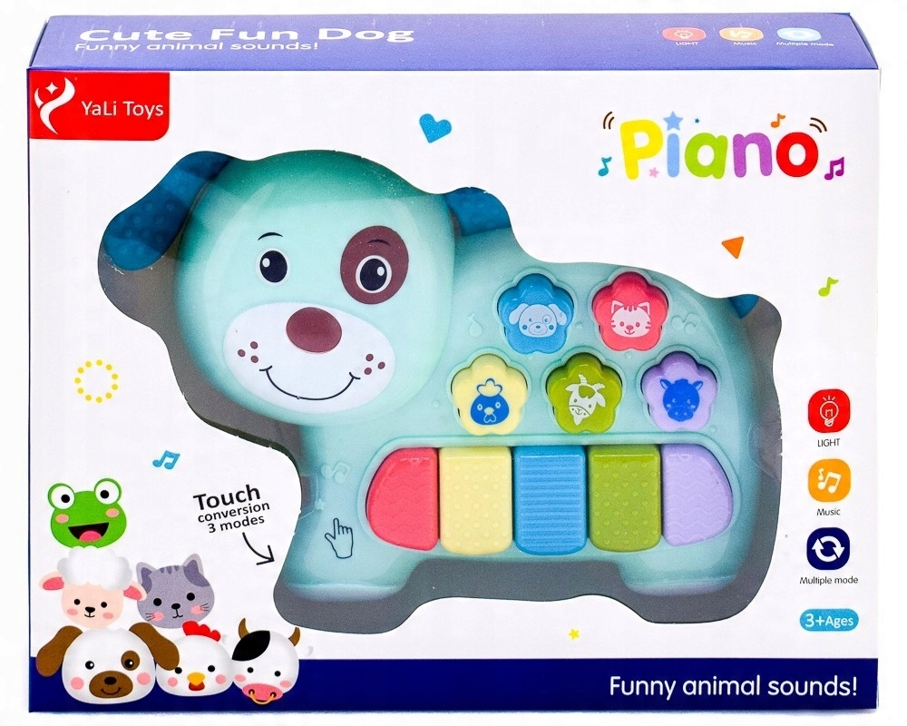 Dárek pro miminko Hračka pro miminko Hračka Piano Pejsek Skvělý