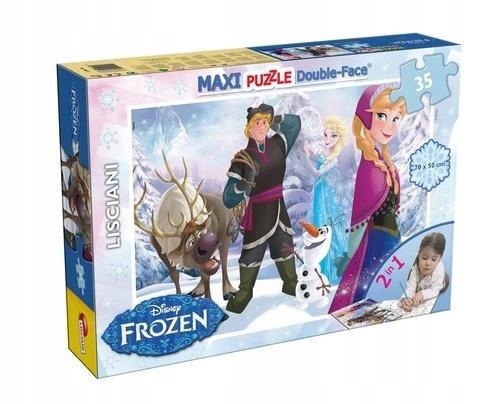 Puzzle Oboustranné pro skládání Ledové Království Pro Holčičku Procvičuje paměť