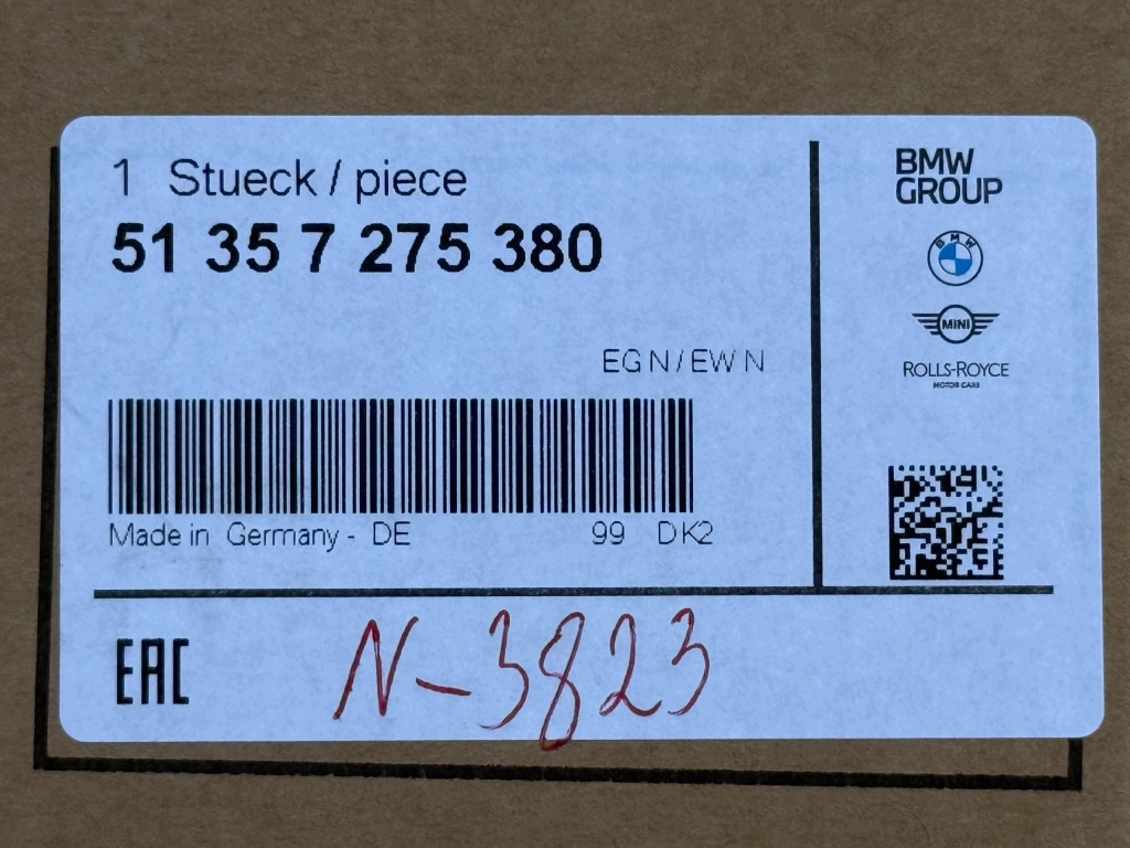 BMW 6 F06 F06 Lci Szyba Tylna Prawa Trójkąt SAINT-GOBAIN Nowa OE 7275380 — zdjęcie 5