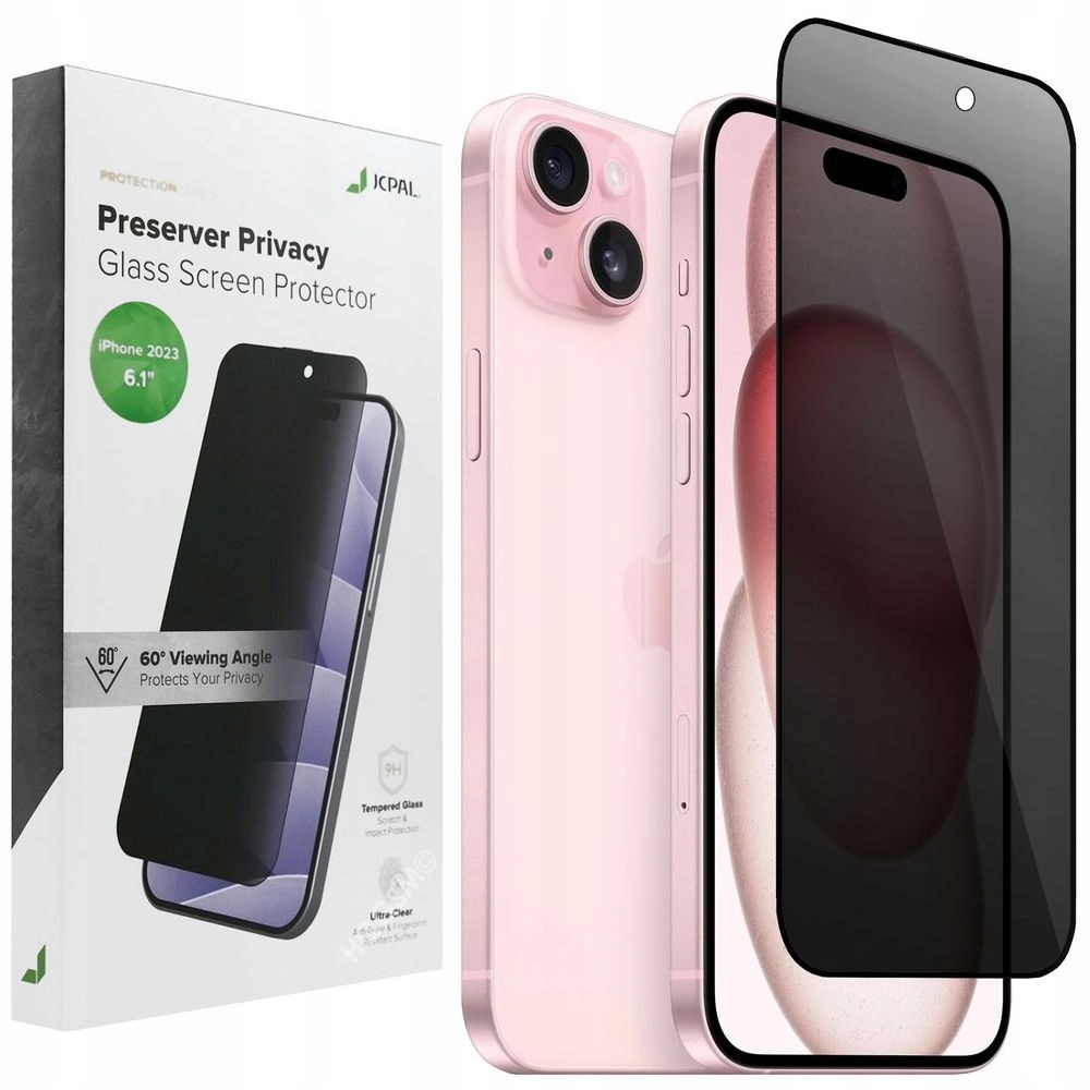 Jcpal Sklo sklo S Privátním Filtrem pro Apple iPhone 15
