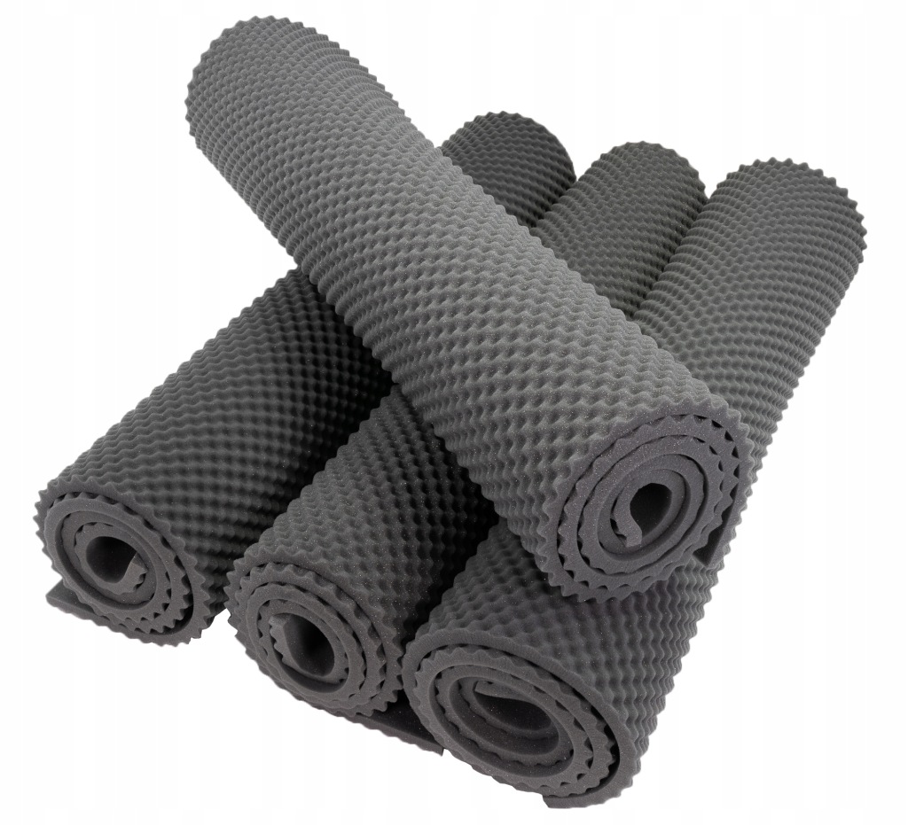 Sada 4ks akustických rohoží absorbujících vlny 2 cm šedá pěna