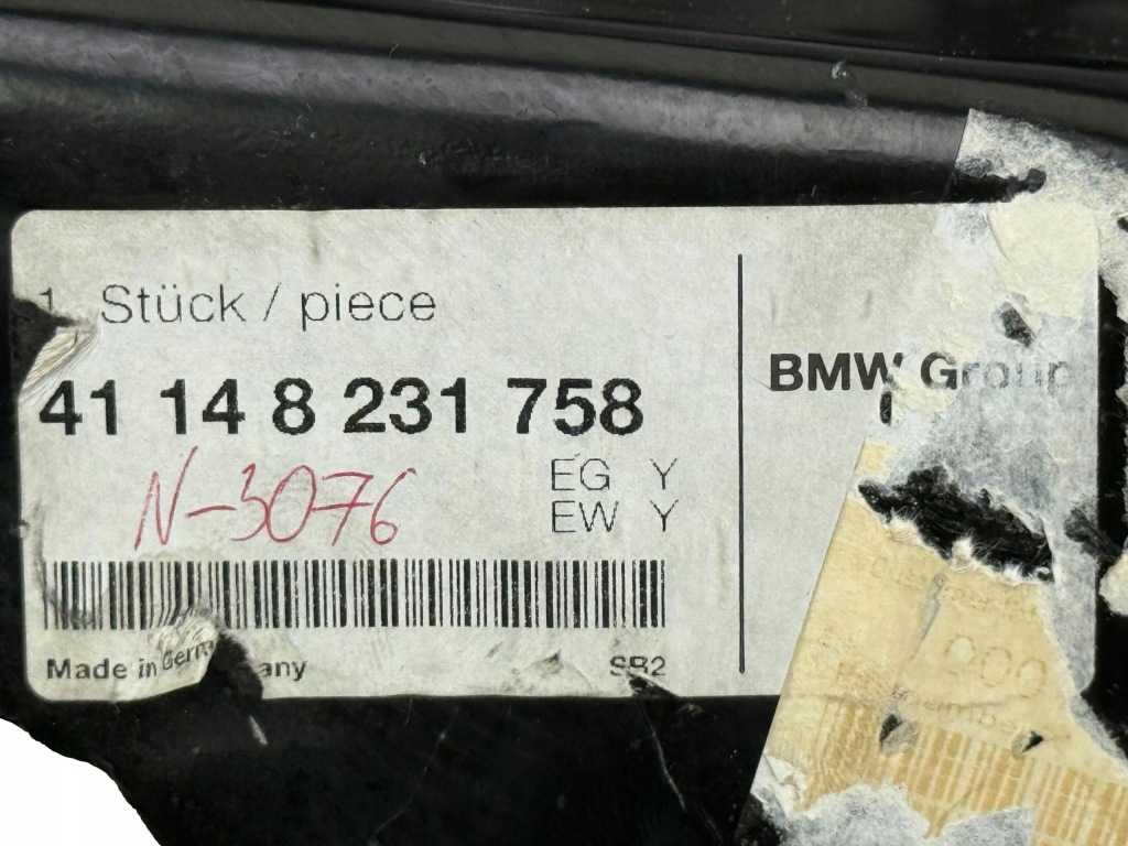 BMW 3 E46 Wnęka Koła Wewnętrzna Tylna Prawa Tył Nowa OE 8231758 — zdjęcie 4