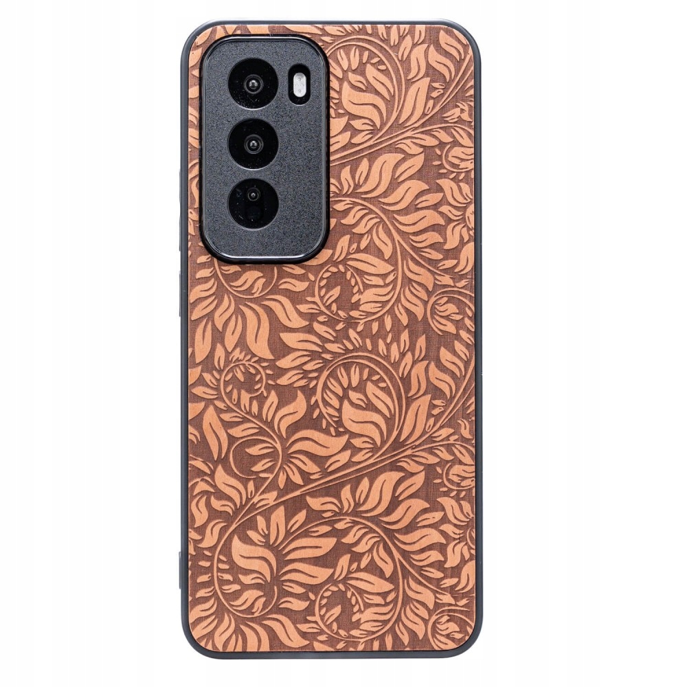 Dřevěné Pouzdro Bewood pro Oppo Reno 12 Pro 5G Listy Jabloň