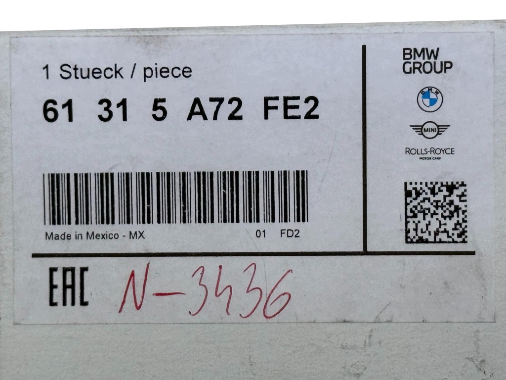 BMW F97 F98 G01 G01 G30 Przycisk Hamulca Ręcznego Auto-Hold Nowy OE 5A72FE2 — zdjęcie 7