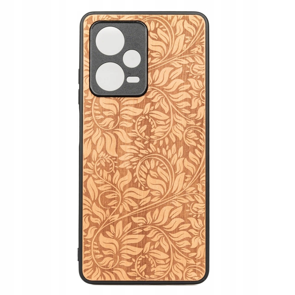 Dřevěné Pouzdro Bewood Redmi Note 12 5G Jabloňové Listy