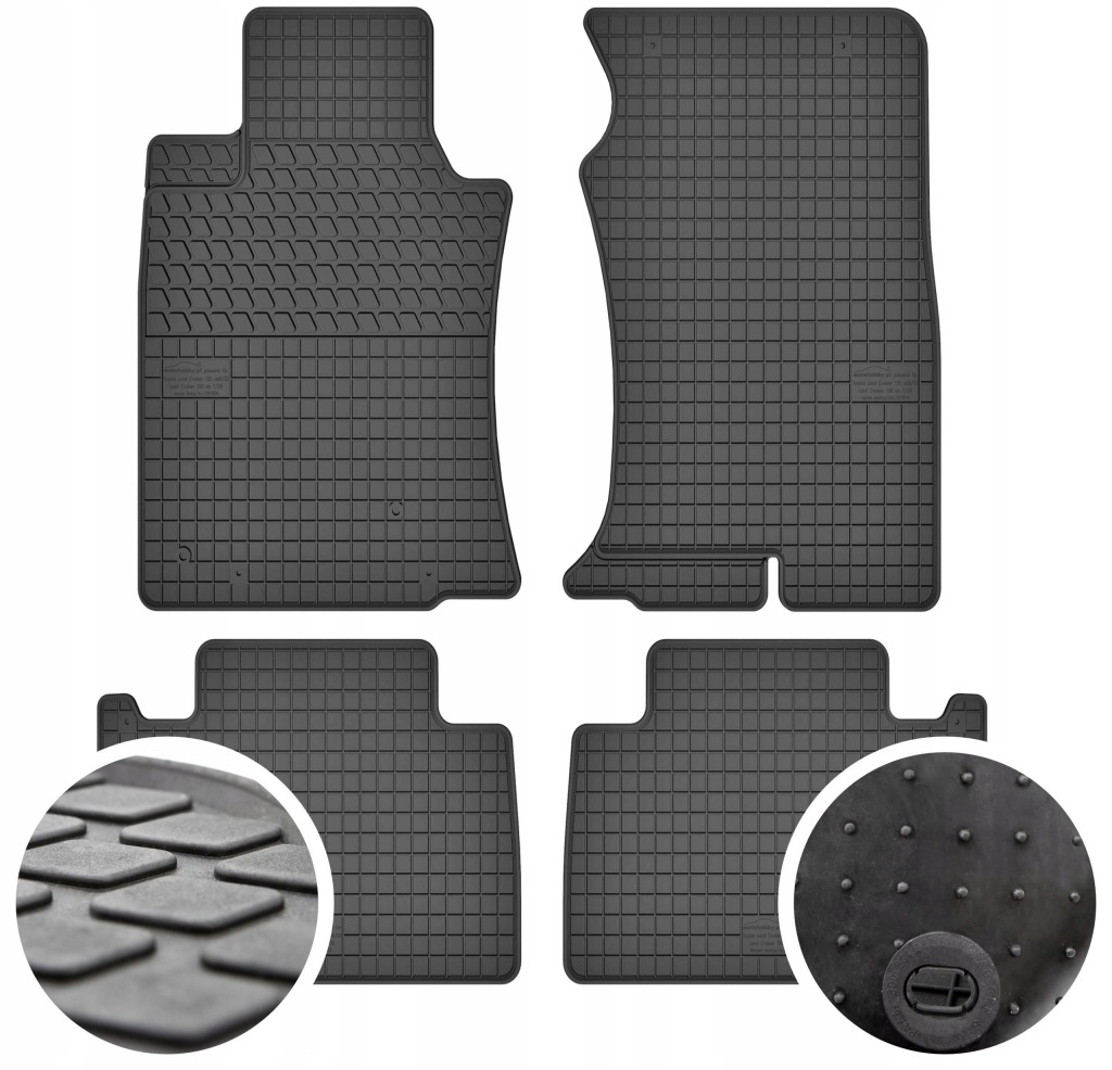 Gumové Koberce pro Toyota Land Cruiser 120 (02-09)