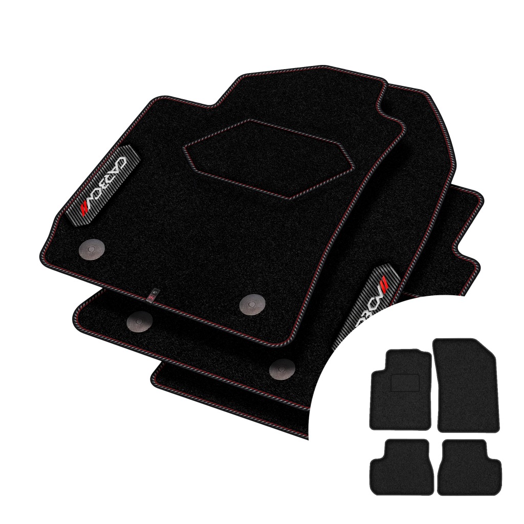 Velurové koberce Carbon pro Citroen DS3 2010-2016