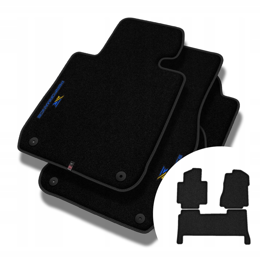 Velurové koberce Performance pro Nissan NV200 2009-2019 5 osob