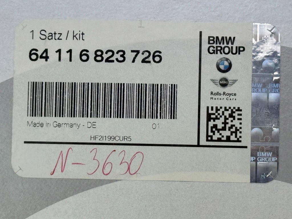 BMW 2 F45 X1 F48 MINI F60 F56 Filtr Kabinowy Przeciwpyłkowy Nowy 6823726 — zdjęcie 4