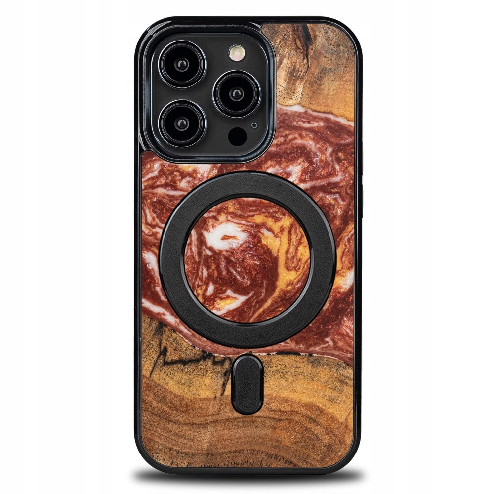 Pouzdro Bewood Unikátní pro iPhone 14 Pro Planety Mars s MagSafe